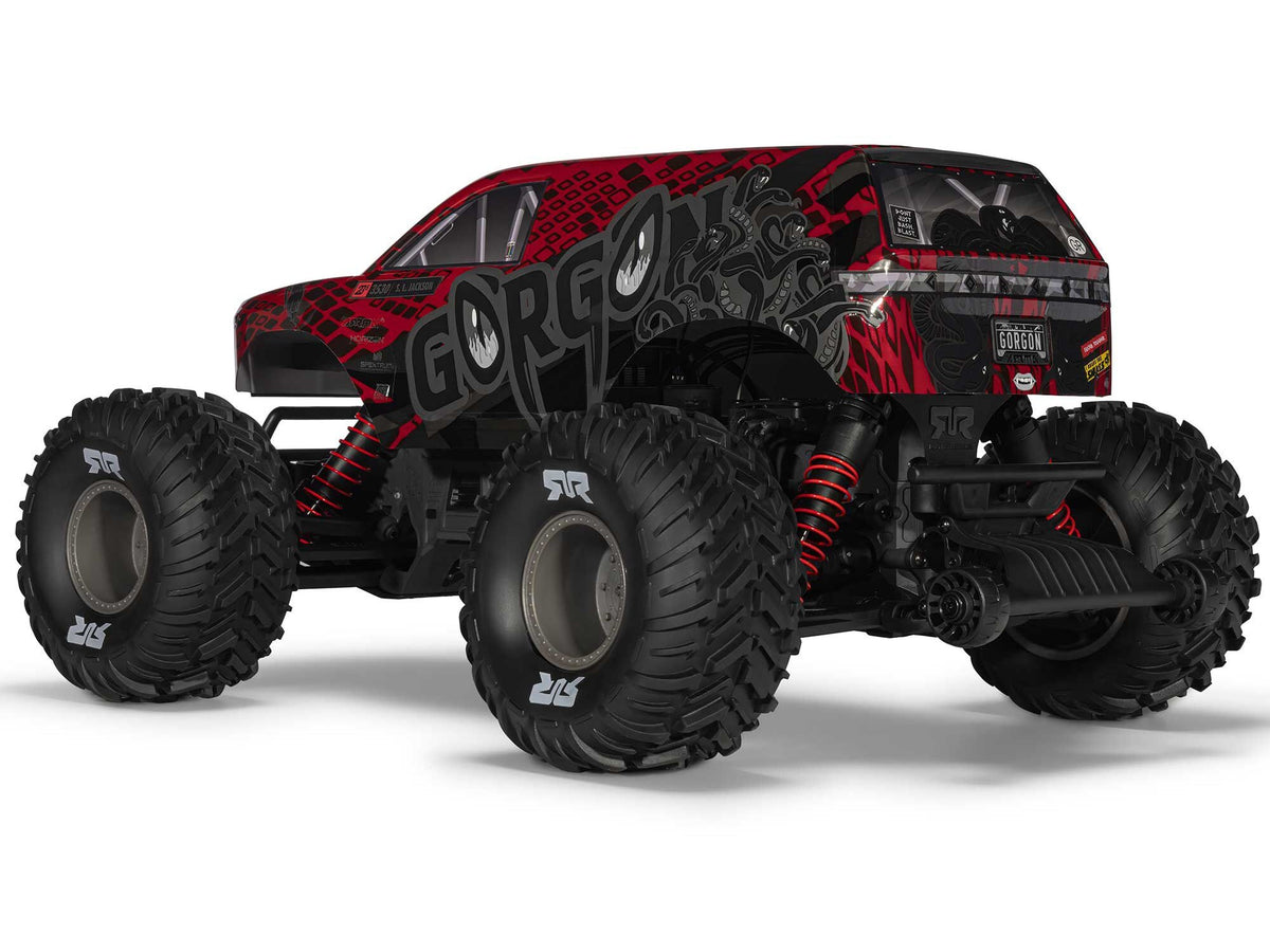 Arrma Gorgon 223S Brushless 2WD Monster Truck RTR - Red/Black 1:10 C-ARA3530T2