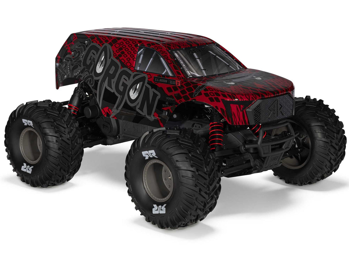 Arrma Gorgon 223S Brushless 2WD Monster Truck RTR - Red/Black 1:10 C-ARA3530T2