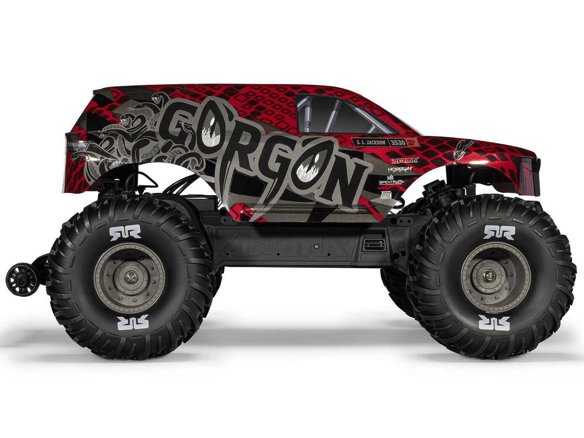 Arrma Gorgon 223S Brushless 2WD Monster Truck RTR - Red/Black 1:10 C-ARA3530T2