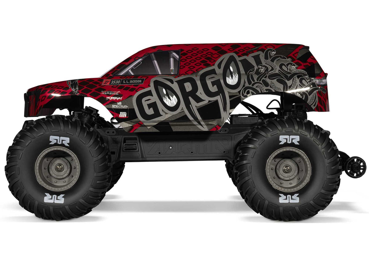 Arrma Gorgon 223S Brushless 2WD Monster Truck RTR - Red/Black 1:10 C-ARA3530T2 - image 8