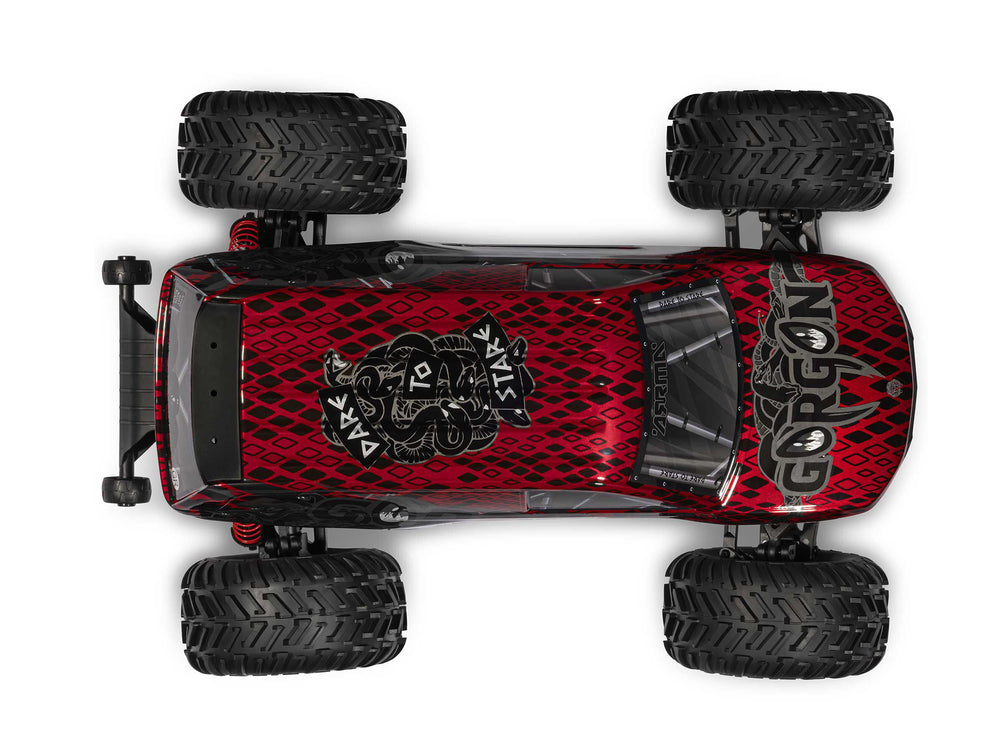 Arrma Gorgon 223S Brushless 2WD Monster Truck RTR - Red/Black 1:10 C-ARA3530T2