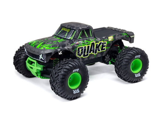 Arrma 1/10 Quake 223S DSC Brushless 2WD Monster Truck RTR - Green