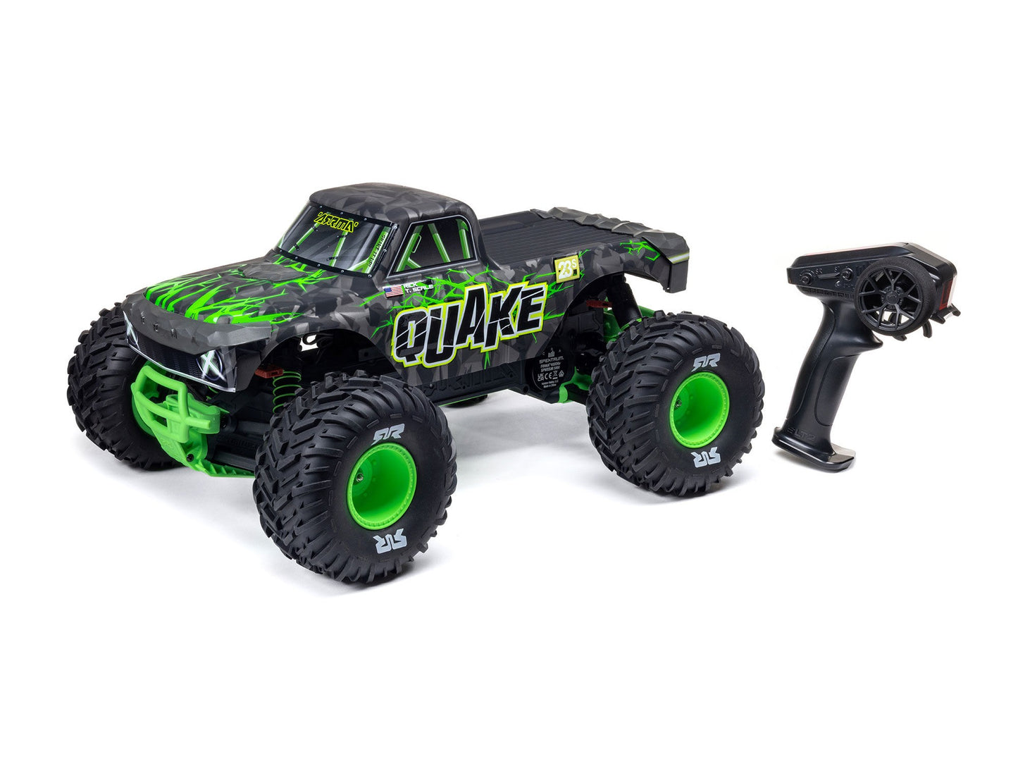Arrma 1/10 Quake 223S DSC Brushless 2WD Monster Truck RTR - Green