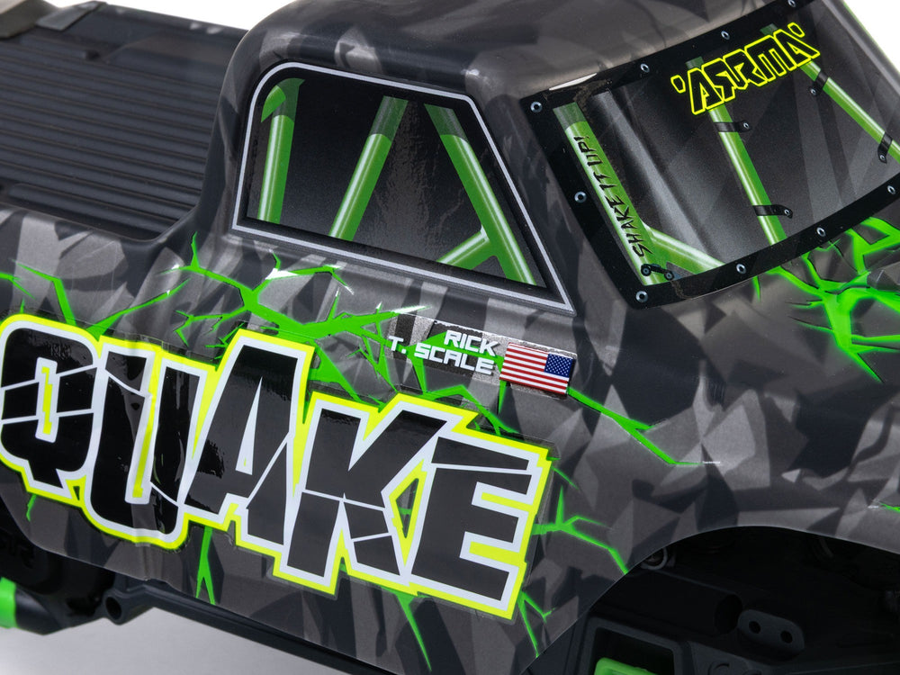 Arrma 1/10 Quake 223S DSC Brushless 2WD Monster Truck RTR - Green