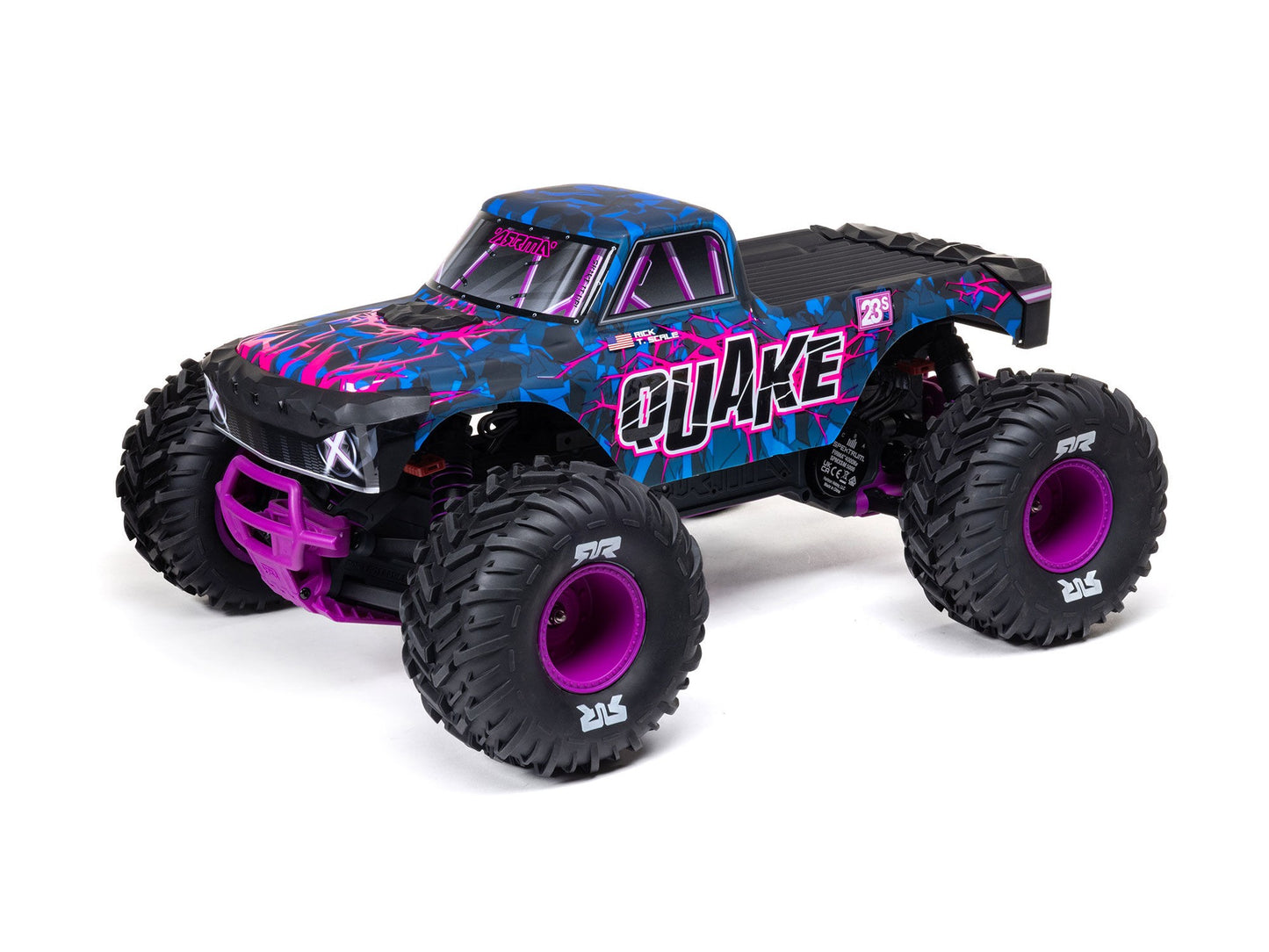 Arrma 1/10 Quake 223S DSC Brushless 2WD Monster Truck RTR - Purple