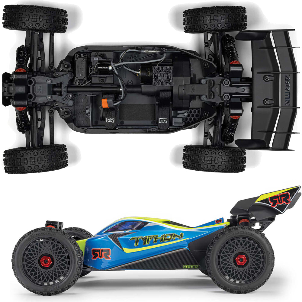 Arrma Typhon MEGA 665 4X4 RTR RC Buggy - Blue