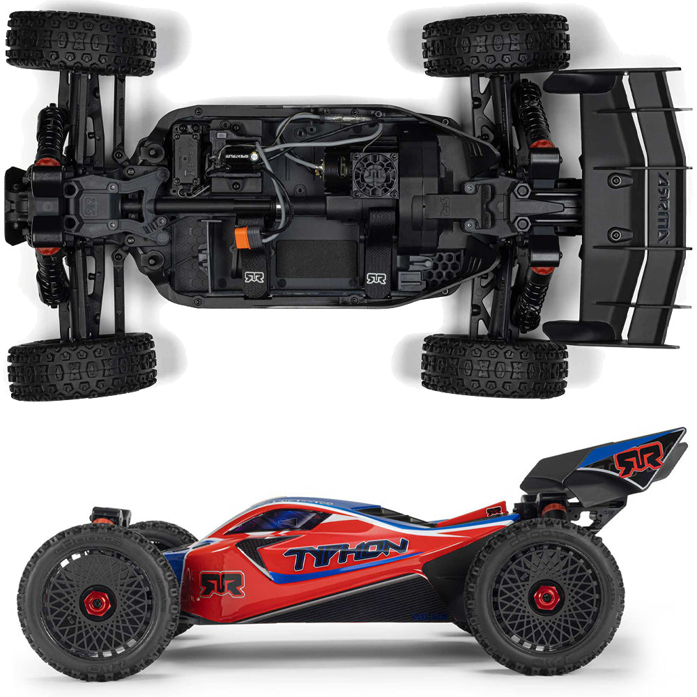 Arrma Typhon MEGA 665 4X4 RTR RC Buggy - Red