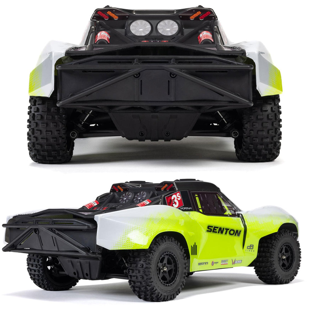 Arrma SENTON 223S BLX 4X4 SCT w/DSC 1:10 RTR RC Car - Yellow/Gunmetal