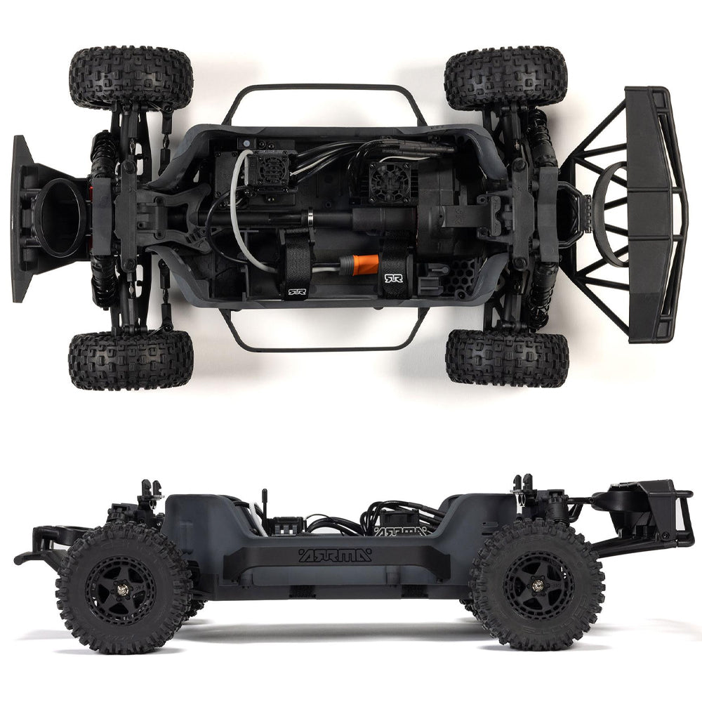 Arrma SENTON 223S BLX 4X4 SCT w/DSC 1:10 RTR RC Car - Red/Gunmetal