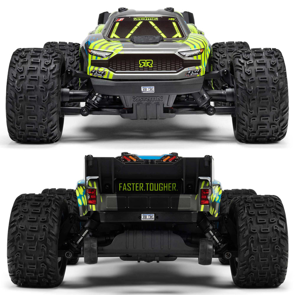 Arrma Vorteks 223S BLX 4X4 w/DSC RTR 1:10 RC Stadium Truck - Teal