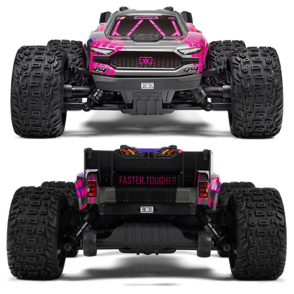 Arrma Vorteks 223S BLX 4X4 w/DSC RTR 1:10 RC Stadium Truck - Purple
