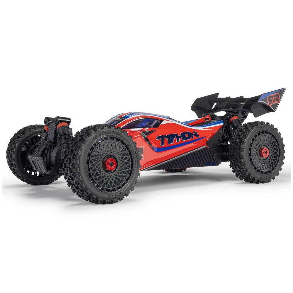 Arrma TYPHON 223S BLX 4X4 Buggy w/DSC 1:10 RTR RC Car - Red
