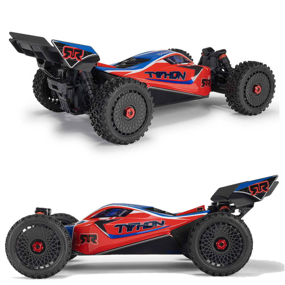 Arrma TYPHON 223S BLX 4X4 Buggy w/DSC 1:10 RTR RC Car - Red