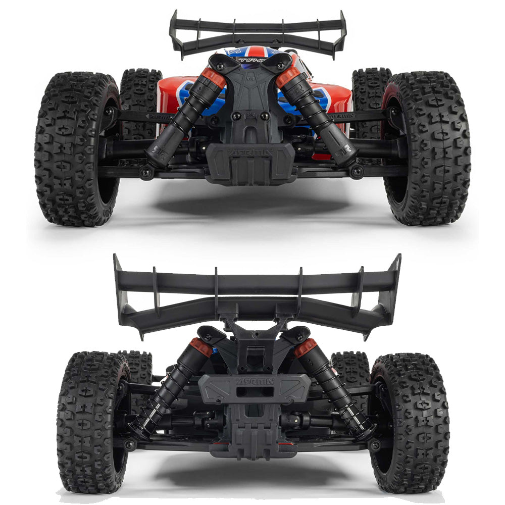 Arrma TYPHON 223S BLX 4X4 Buggy w/DSC 1:10 RTR RC Car - Red