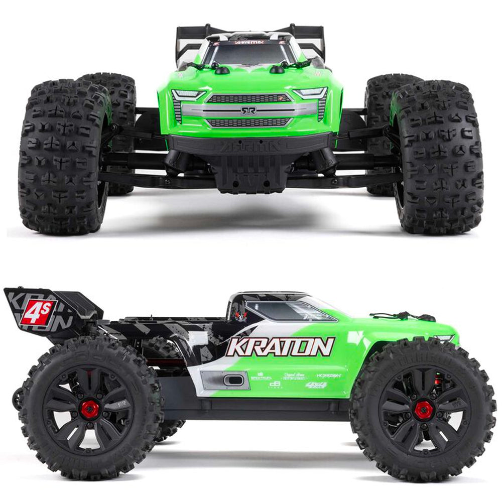ARRMA Kraton 4S V2 4x4 BLX Center Diff Speed Monster Truck 1:10 RTR RC Car - Green