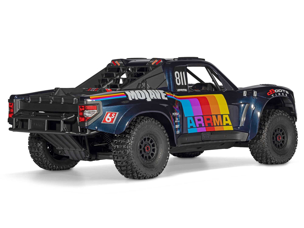 Arrma 1:7 MOJAVE 6S 4X4 RTR Brushless Desert Truck, Blue RC Car ARA7604V3T1