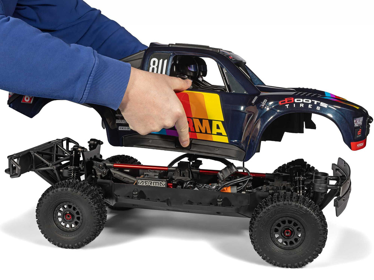 Arrma 1:7 MOJAVE 6S 4X4 RTR Brushless Desert Truck, Blue RC Car ARA7604V3T1 - image 9