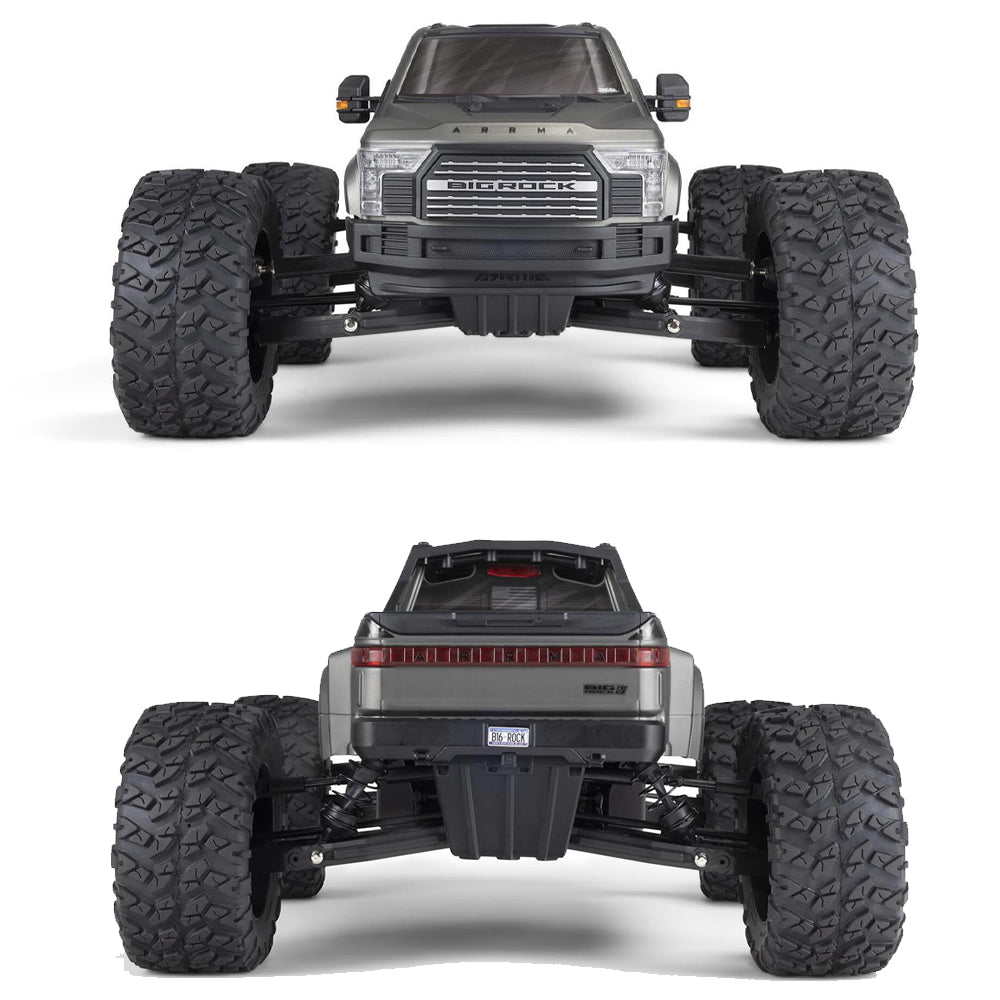 Arrma BIG ROCK 6S 4X4 BLX 1:7 RTR Monster Truck - Gunmetal