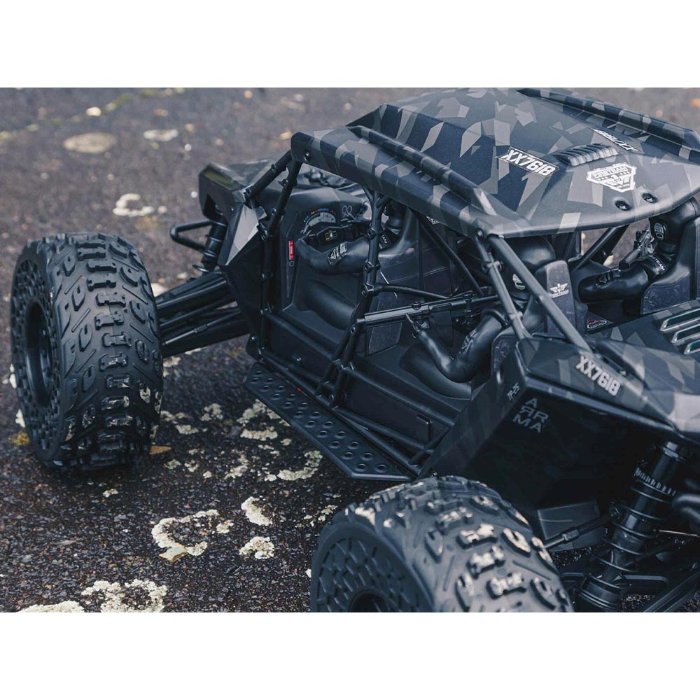 Arrma Fireteam 6S 4WD BLX Speed Assault Vehicle RTR Black RC Car