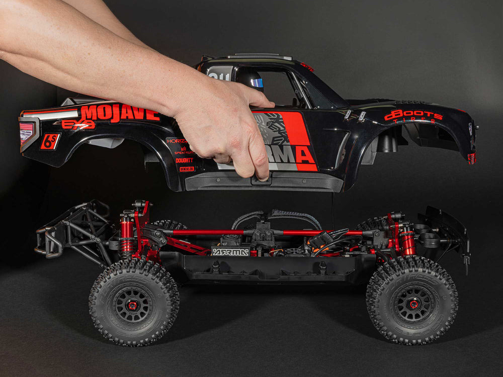 Arrma 1:7 MOJAVE 6S EXB 4X4 RTR Brushless Desert Truck Black RC Car ARA7704V3T1