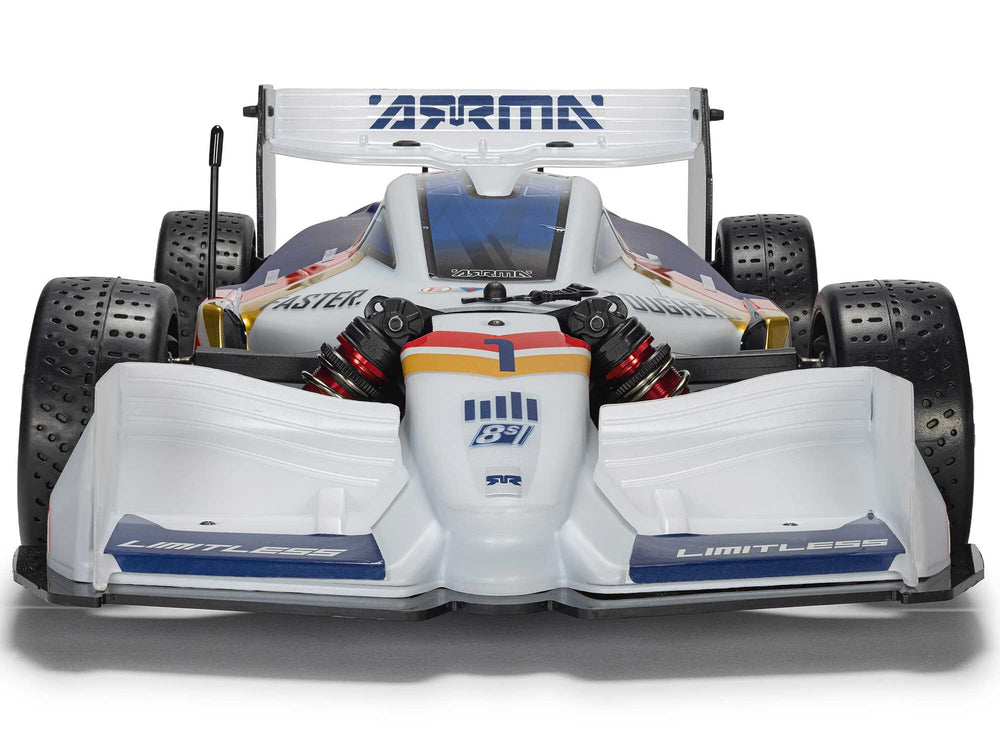 Arrma 1/7 Limitless V2 Speed Bash Roller 4WD - White/Blue