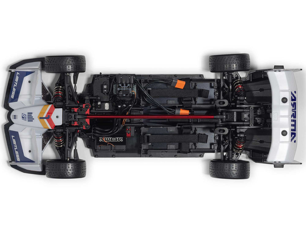 Arrma 1/7 Limitless V2 Speed Bash Roller 4WD - White/Blue