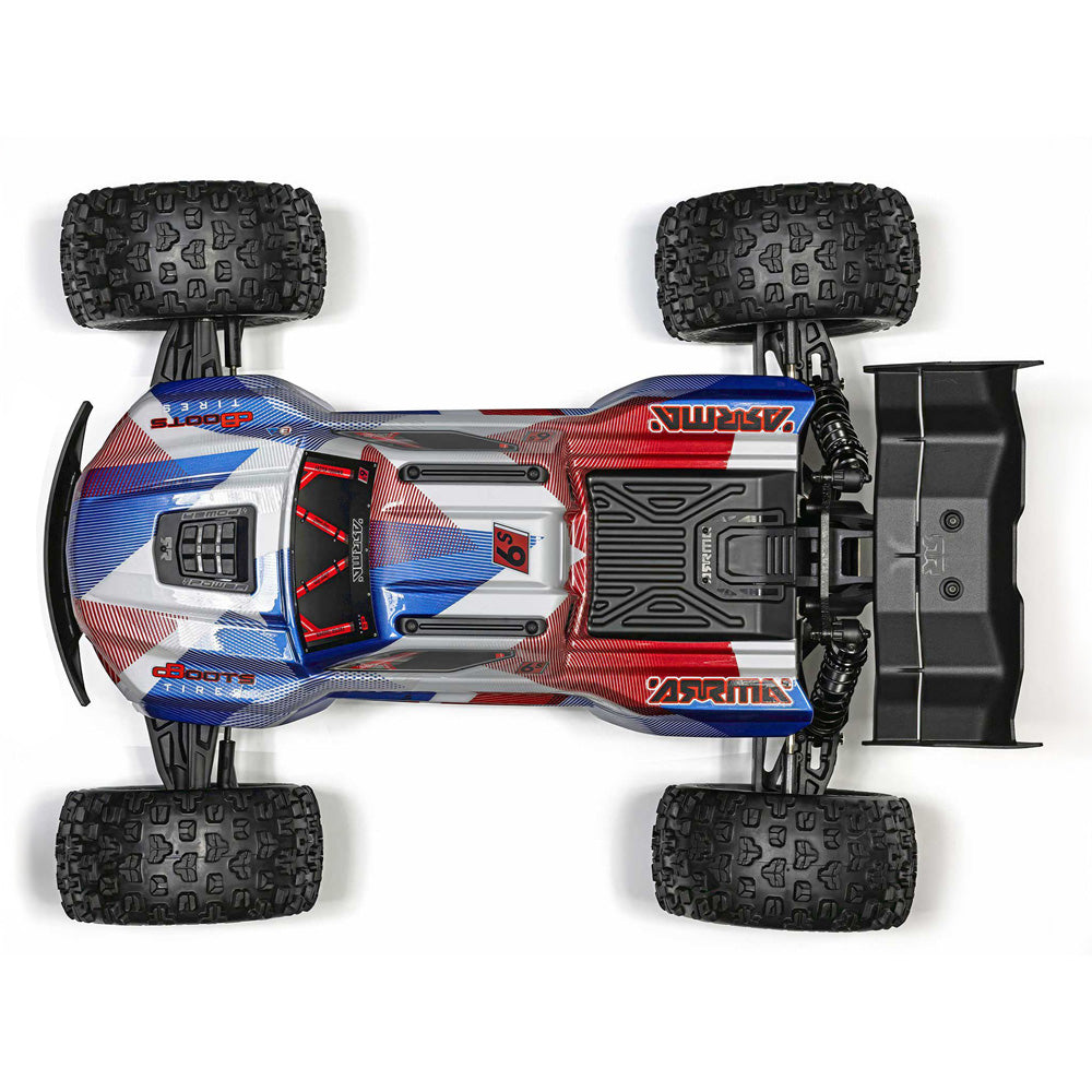 Arrma Kraton 6S 4X4 BLX Speed Monster Truck RTR 1:8 RC - Blue/Red