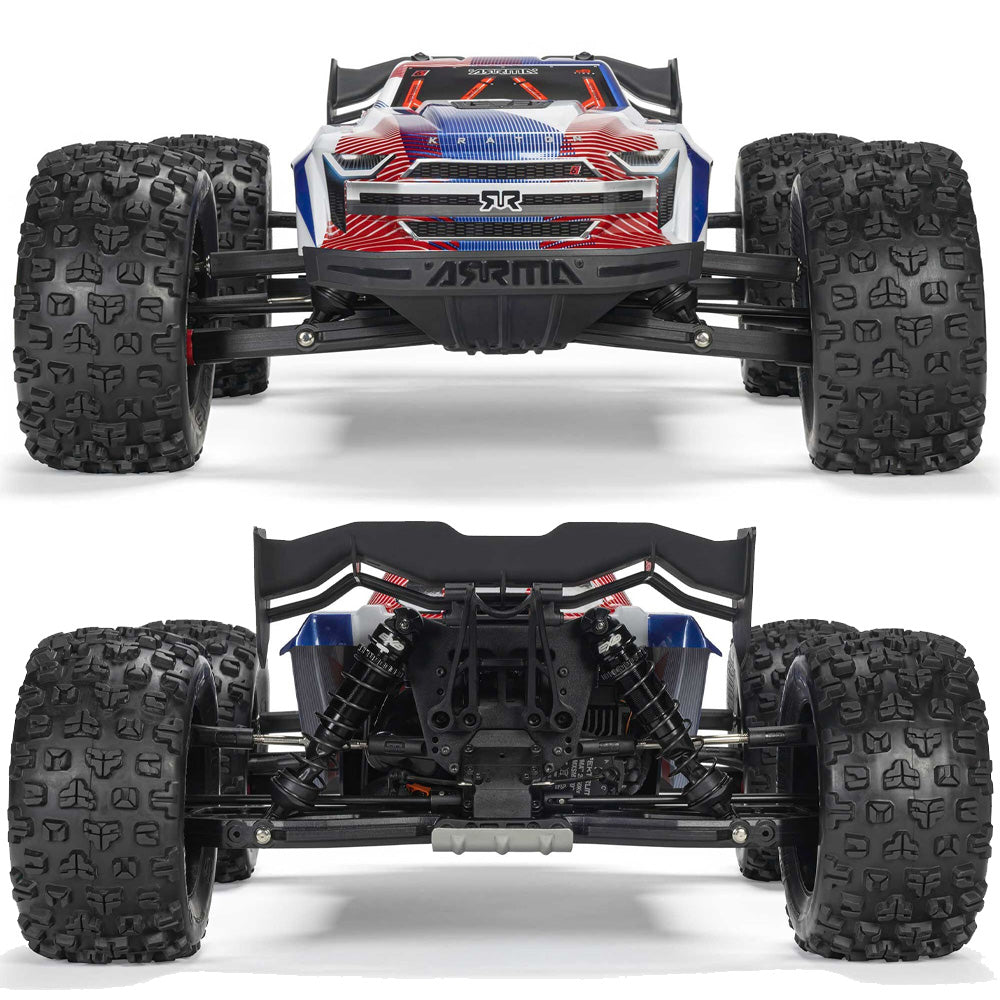 Arrma Kraton 6S 4X4 BLX Speed Monster Truck RTR 1:8 RC - Blue/Red