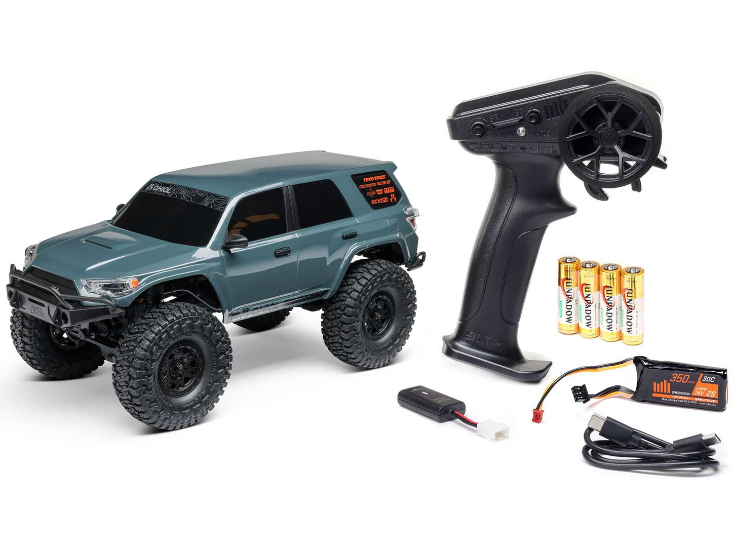 Axial 1/24 SCX24 Toyota 4Runner 4WD Rock Crawler RTR - Grey