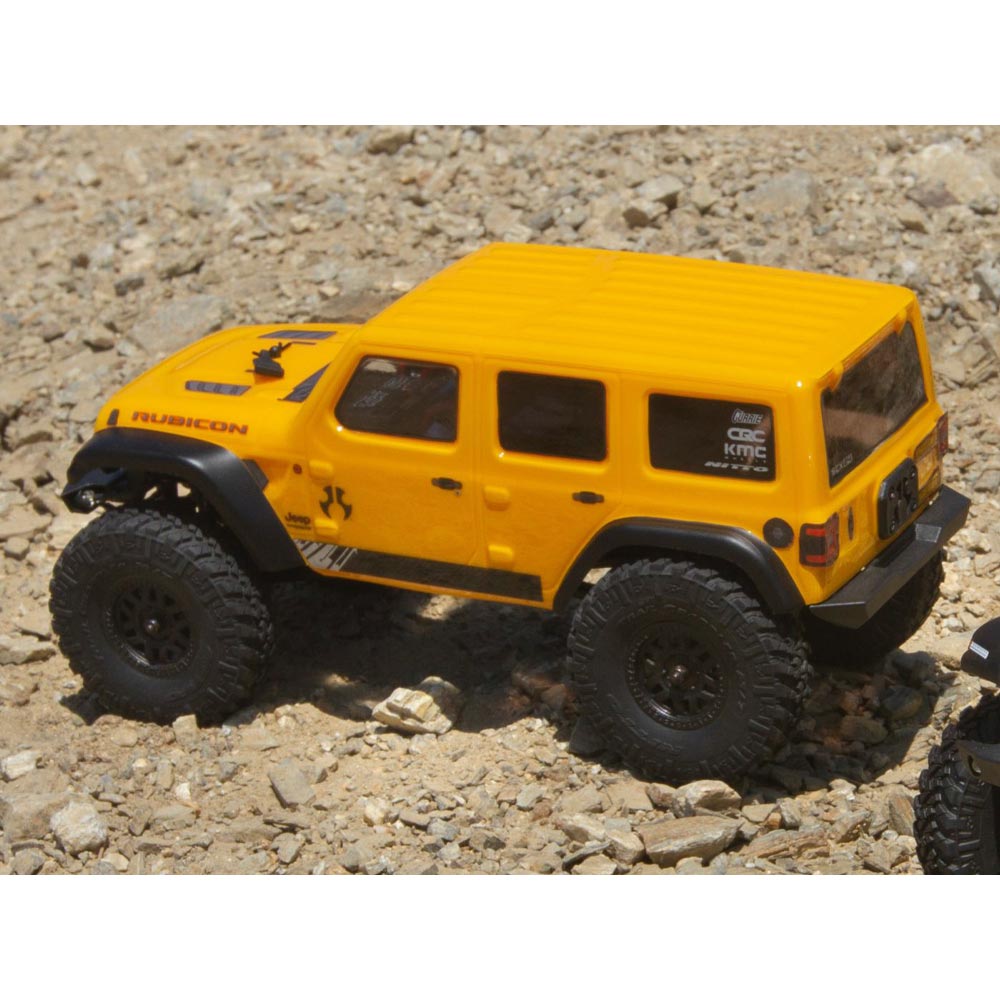 Axial SCX24 Jeep Wrangler JLU CRC 1:24 RTR Yellow RC Car AXI00002T2