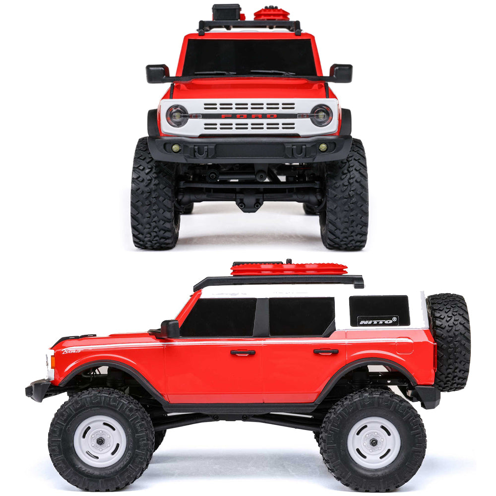 Axial SCX24 Ford Bronco 4X4 RTR 1:24 Scale Crawler - Red