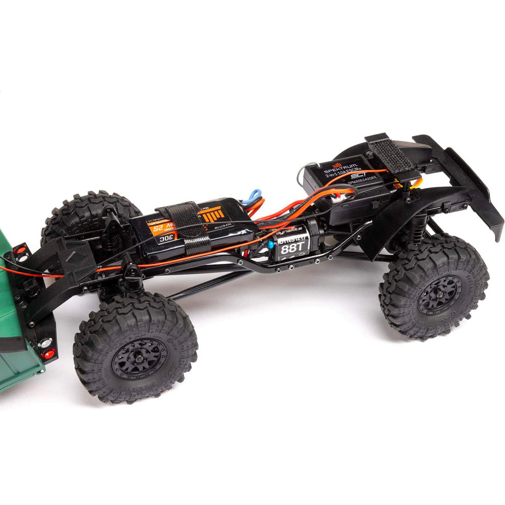 SCX24 Dodge Power Wagon 4WD 1:24 RTR Rock Crawler - Green AXI00007T2