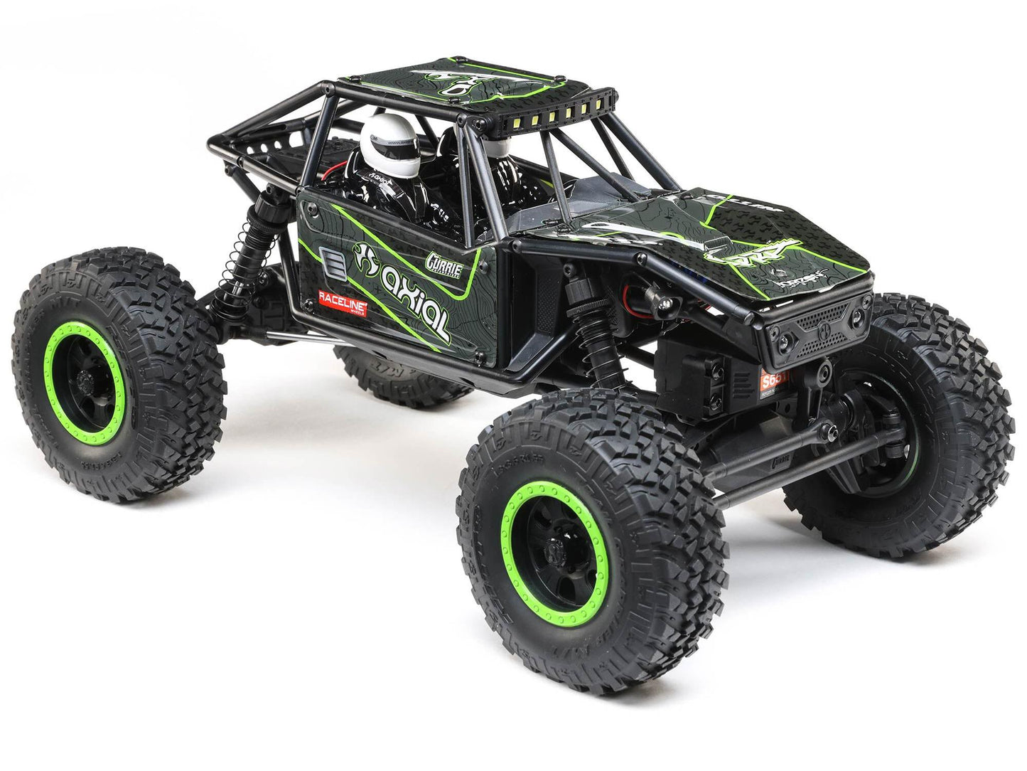 Axial Capra Trail Buggy Unlimited 4WD RTR RC Cralwer 1/18 UTB18 Black & Green