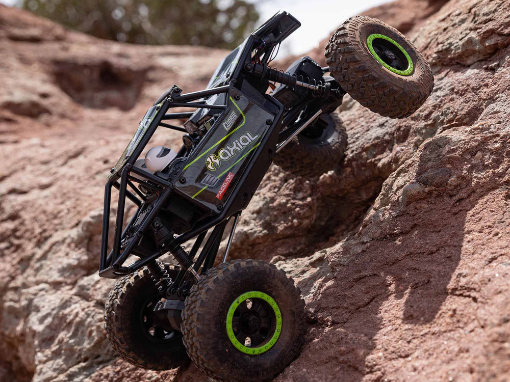 Axial Capra Trail Buggy Unlimited 4WD RTR RC Cralwer 1/18 UTB18 Black & Green