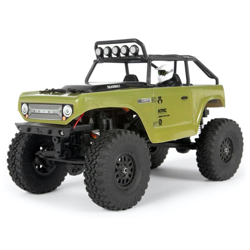 Axial SCX24 Deadbolt Elec 4WD 1:24 RTR Green RC Car AXI90081T2