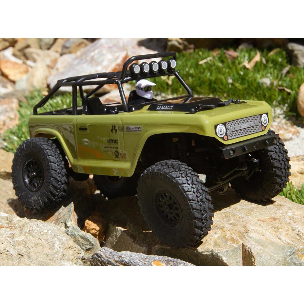 Axial SCX24 Deadbolt Elec 4WD 1:24 RTR Green RC Car AXI90081T2