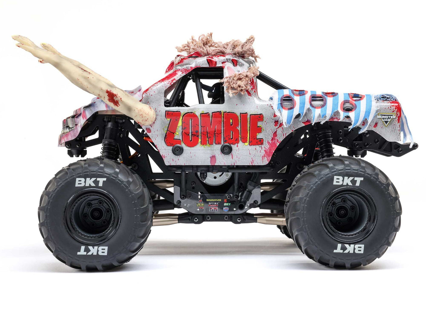 Losi 1/18 Mini LMT Zombie 2S 4X4 RTR Brushed Monster Truck (Battery & Charger Included)