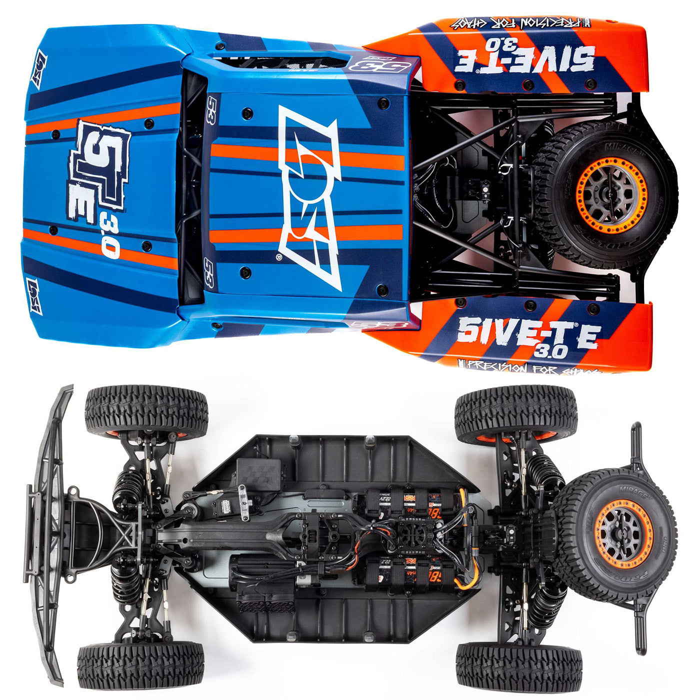 Losi 5IVE-TE 3.0 Electric 4WD 12S 1:5 RTR RC Desert Truck