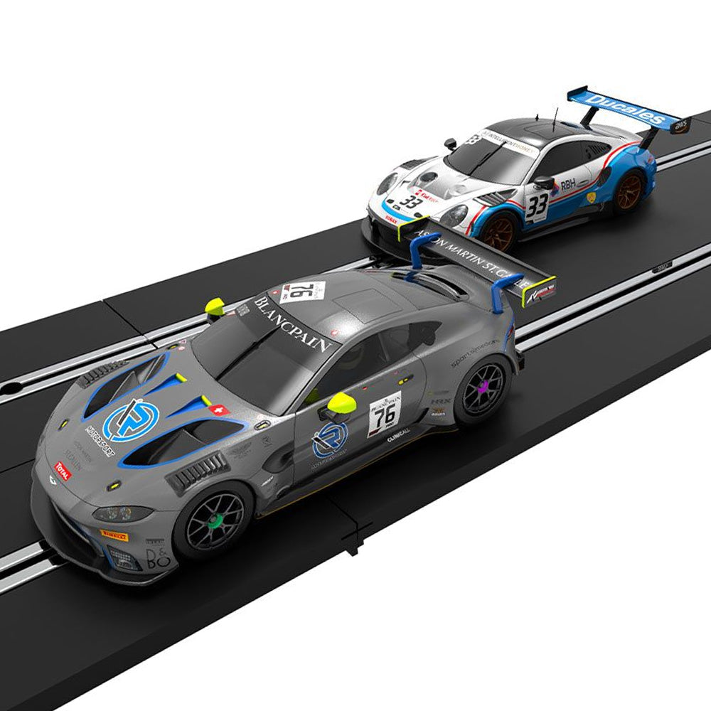 Scalextric World GT Porsche & Aston Martin GT3 Car Twin Pack
