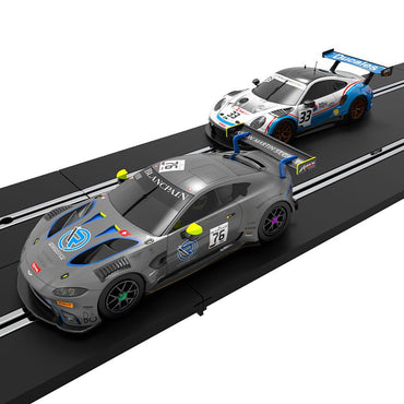 Scalextric World GT Porsche & Aston Martin GT3 Car Twin Pack