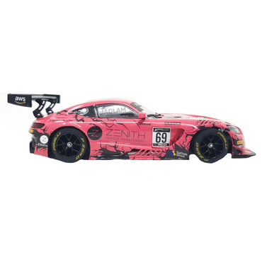 Scalextric Mercedes AMG GT3 Pink/Zenith Digital Slot Car - Unboxed