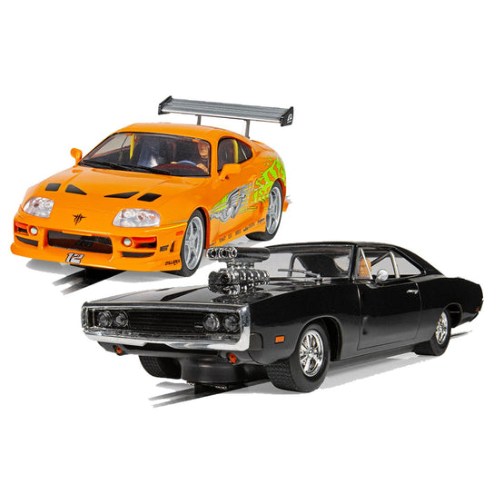 Scalextric Fast & Furious Dom's Dodge Charger & Brian's Toyota Supra Twin Pack