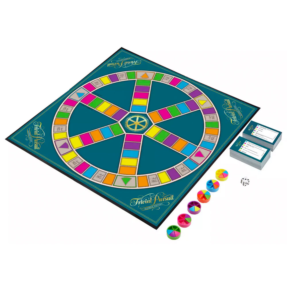 Trivial Pursuit - Family Trivia Game, Classic Edition 2-6 Players Age 16+ Hasbro