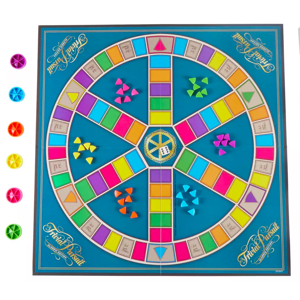 Trivial Pursuit - Family Trivia Game, Classic Edition 2-6 Players Age 16+ Hasbro
