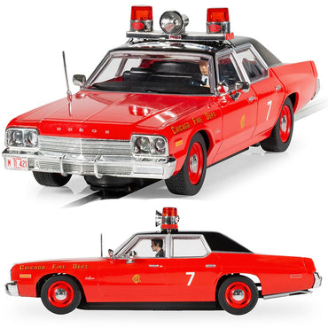 Scalextric C4408 Dodge Monaco - Chicago Fire Department 1:32 Slot Car