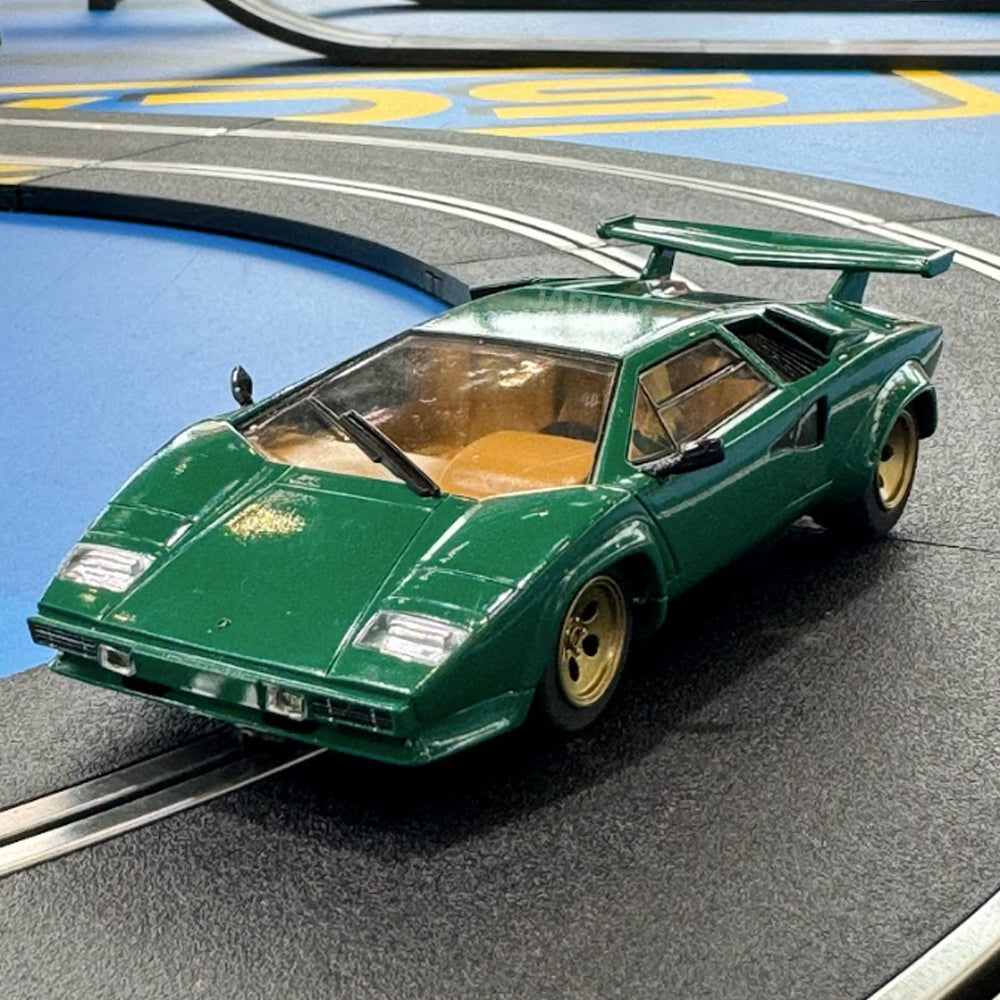 Scalextric C4500 Lamborghini Countach - Green 1:32 Slot Car