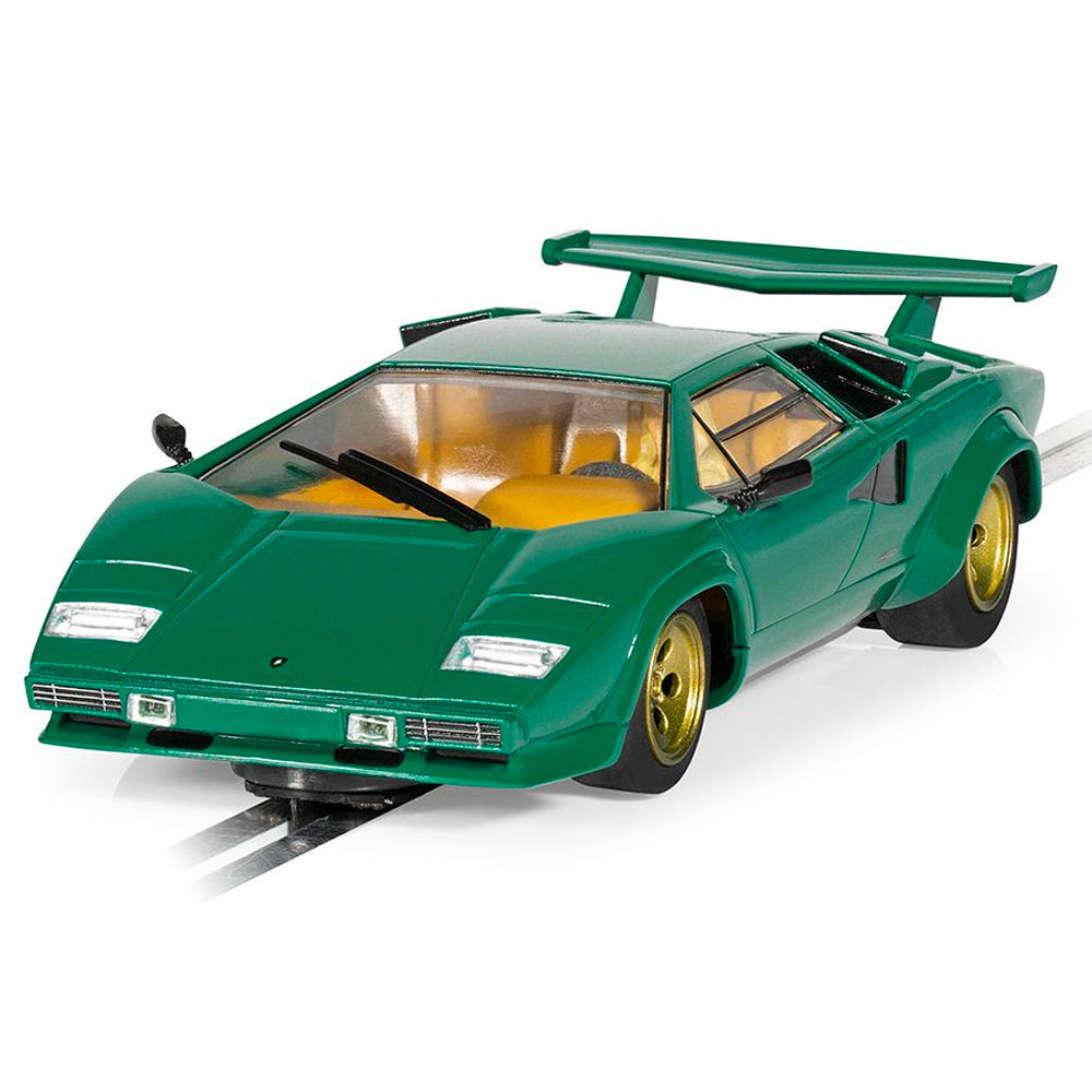 Scalextric C4500 Lamborghini Countach - Green 1:32 Slot Car