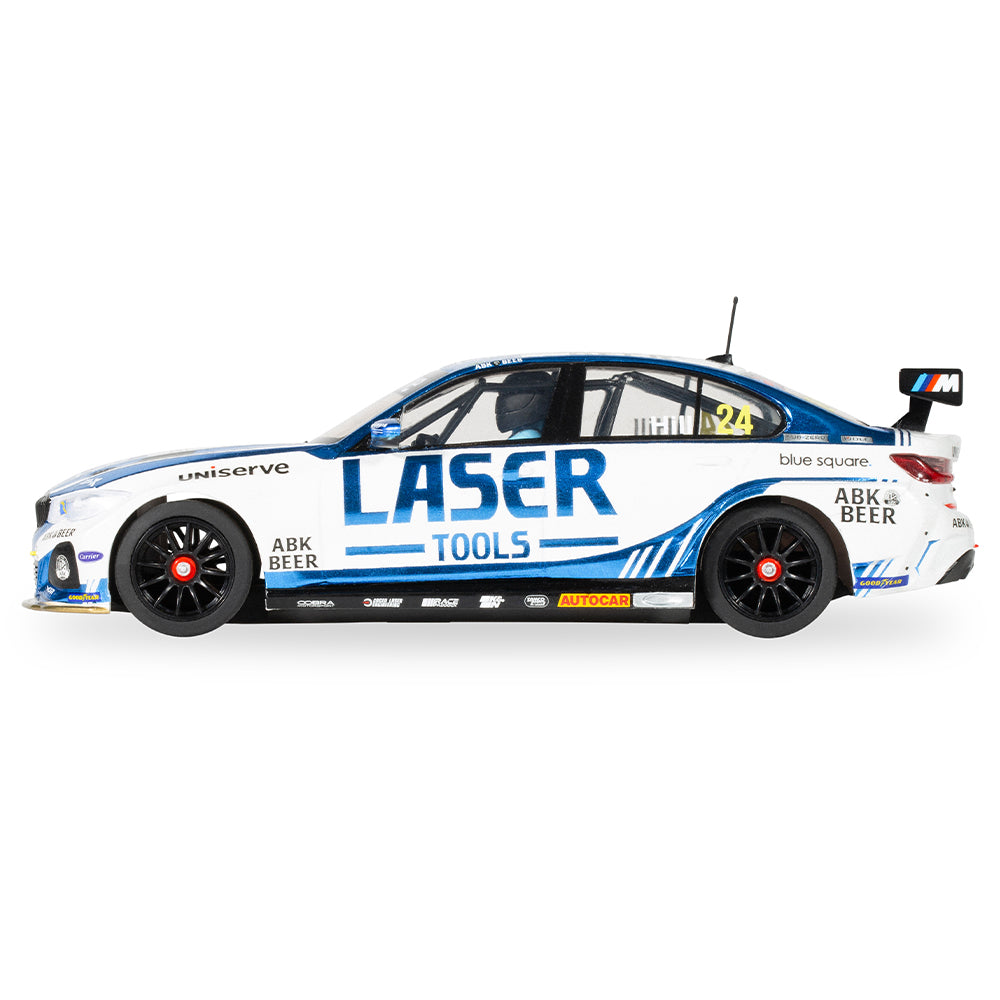 Scalextric C4526 BMW 330e NGTC  - Laser Tools - Jake Hill 2023 1:32 Slot Car