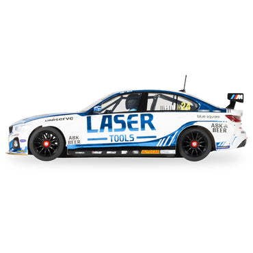 Scalextric C4526 BMW 330e NGTC  - Laser Tools - Jake Hill 2023 1:32 Slot Car