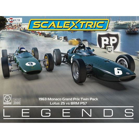 Scalextric C4580A 1963 Monaco Monte Carlo Grand Prix Twin Pack